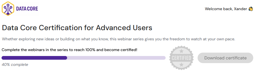 progress bar series